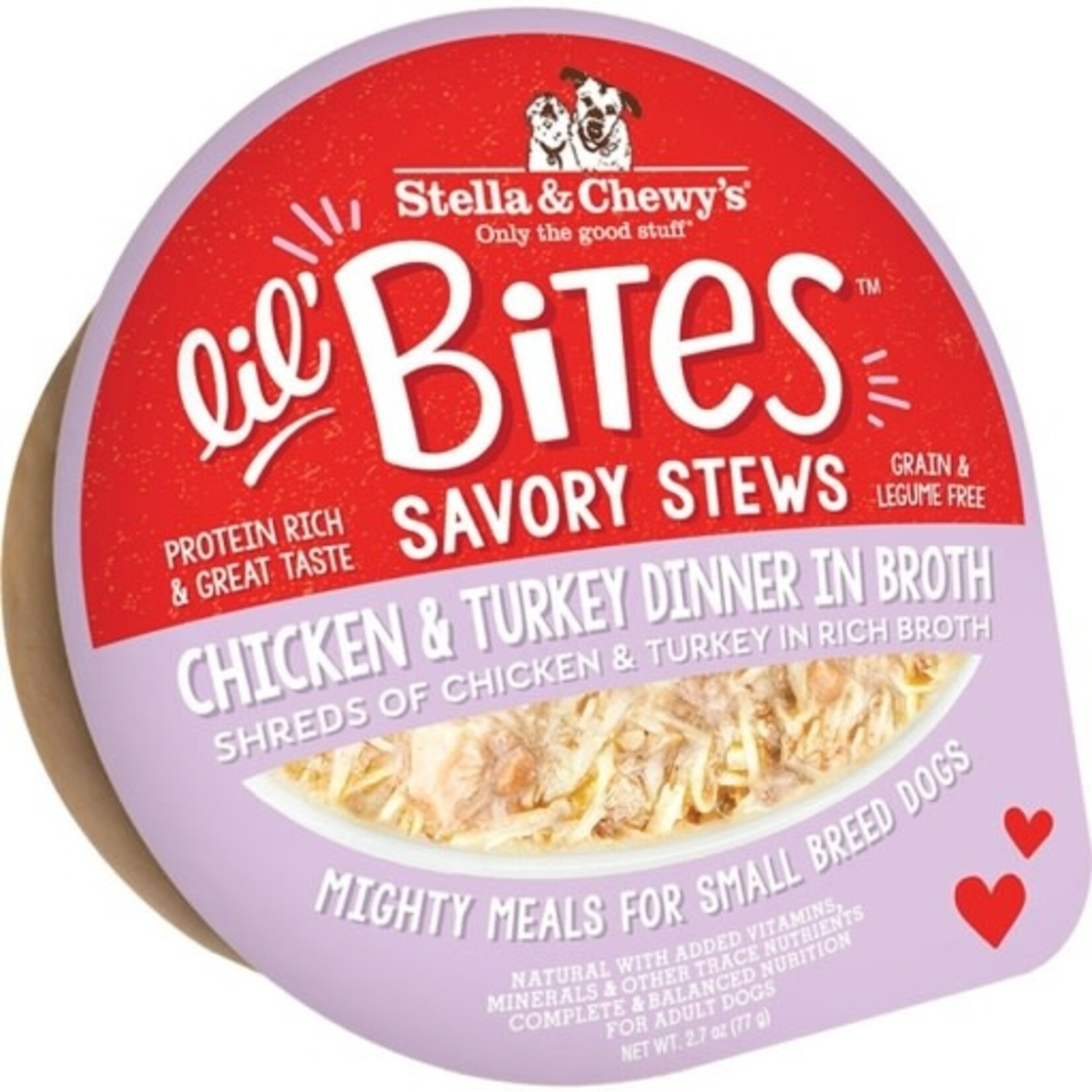 Stella & Chewy's Stella & Chewy's Lil Bites Chicken & Turkey Dinner in Broth Savory Dog Stew - 2.7 Oz.