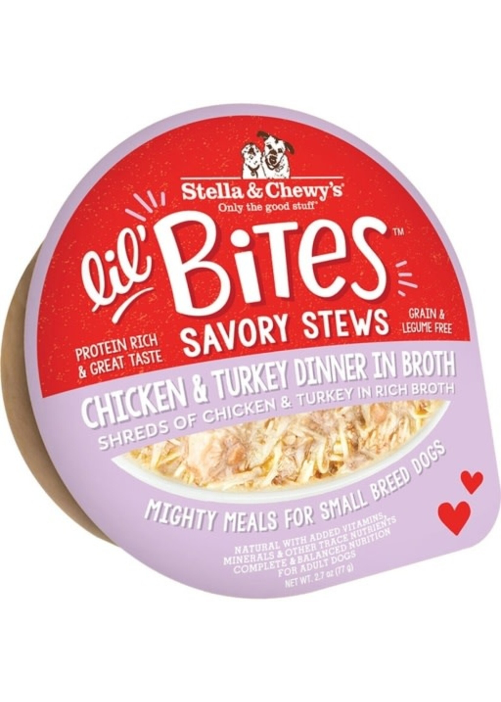 Stella & Chewy's Stella & Chewy's Lil Bites Chicken & Turkey Dinner in Broth Savory Dog Stew - 2.7 Oz.