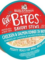 Stella & Chewy's Stella & Chewy's Lil Bites Chicken & Salmon Dinner in Broth Savory Dog Stew - 2.7 Oz.