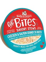 Stella & Chewy's Stella & Chewy's Lil Bites Chicken & Salmon Dinner in Broth Savory Dog Stew - 2.7 Oz.