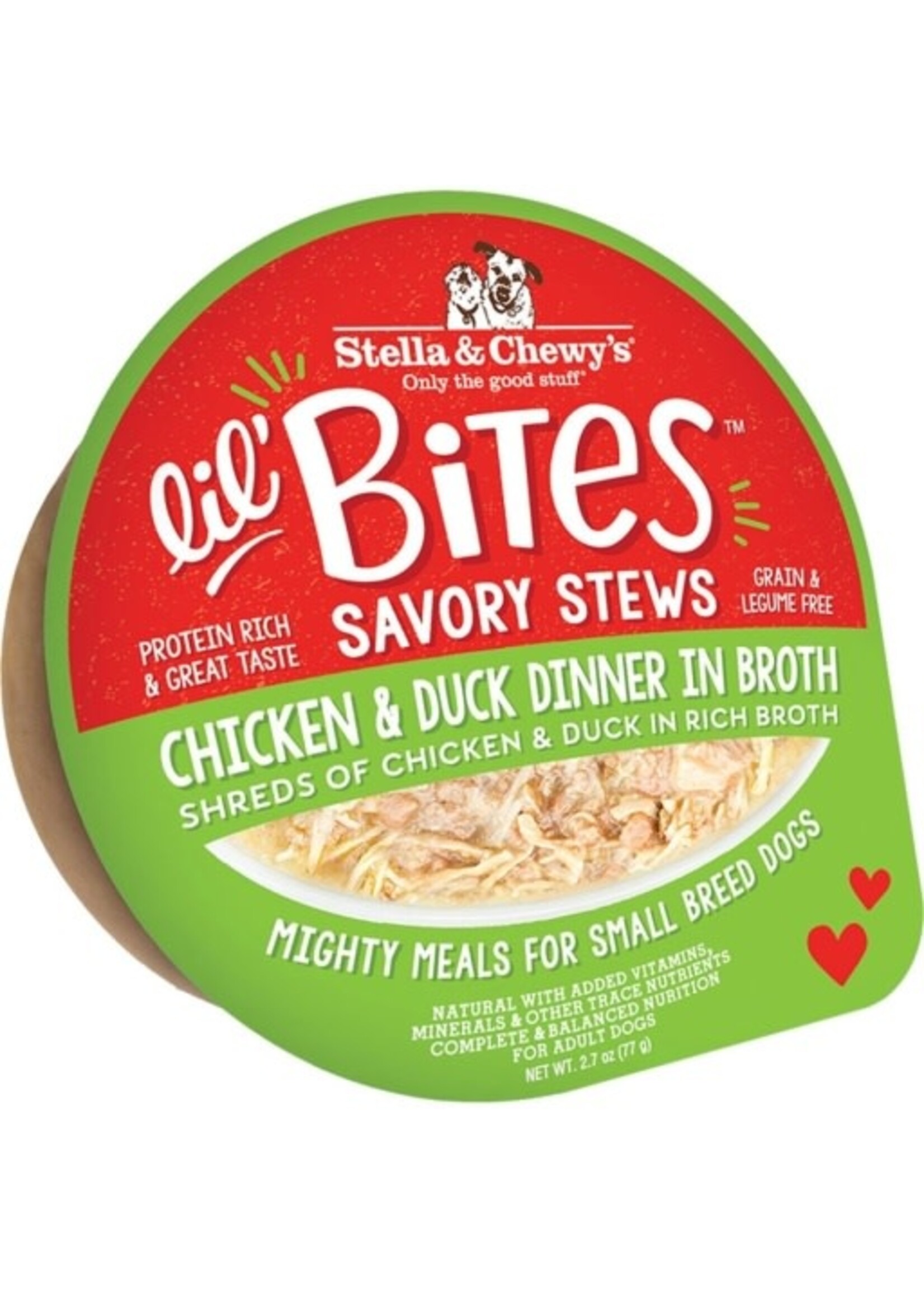 Stella & Chewy's Stella & Chewy's Lil Bites Chicken & Duck Dinner in Broth Savory Dog Stew - 2.7 Oz.