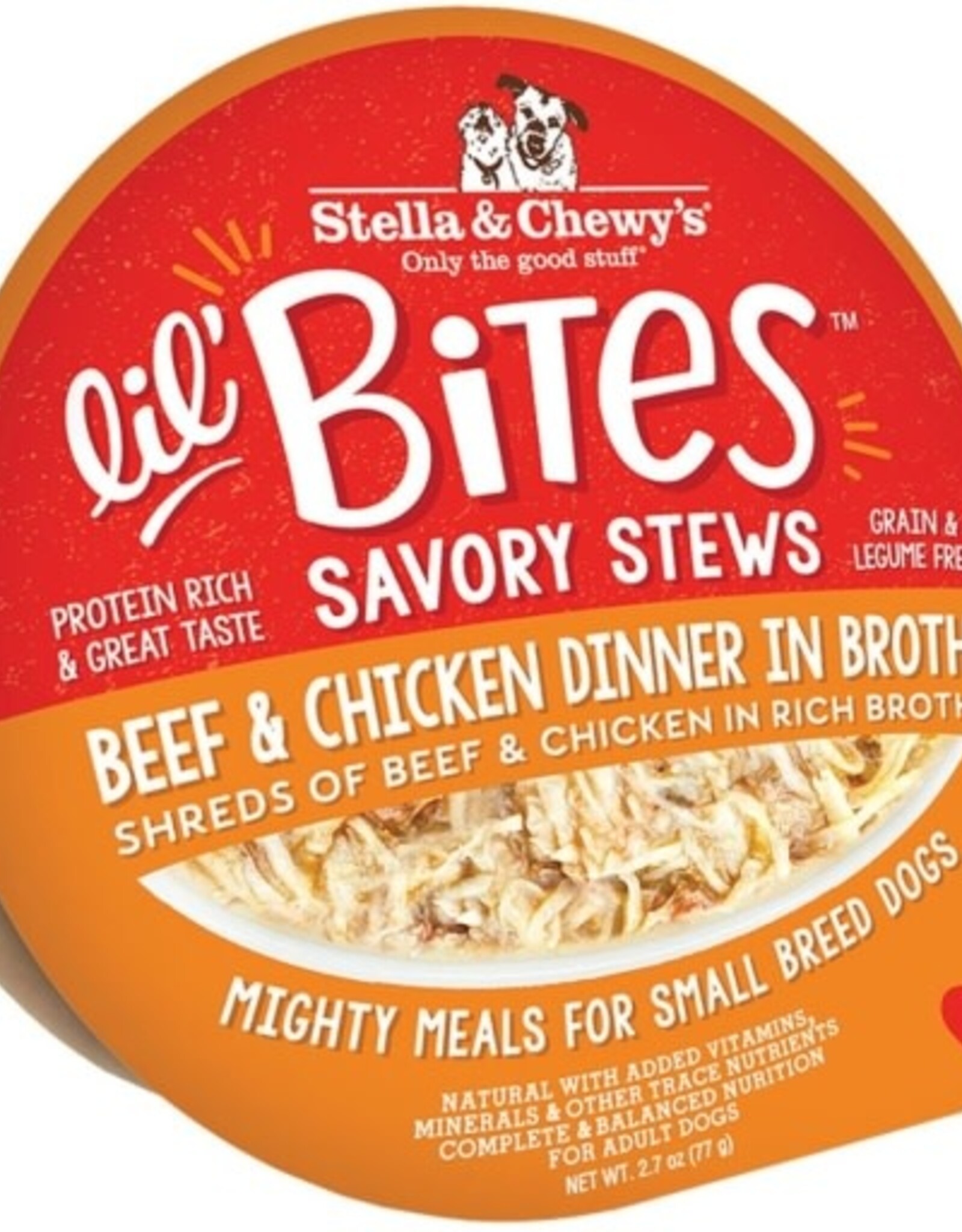 Stella & Chewy's Stella & Chewy's Lil Bites Beef & Chicken Dinner in Broth Savory Dog Stew - 2.7 Oz.