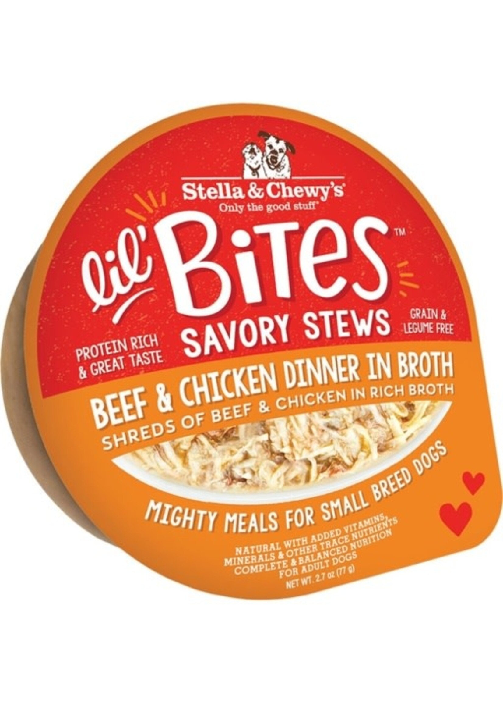 Stella & Chewy's Stella & Chewy's Lil Bites Beef & Chicken Dinner in Broth Savory Dog Stew - 2.7 Oz.
