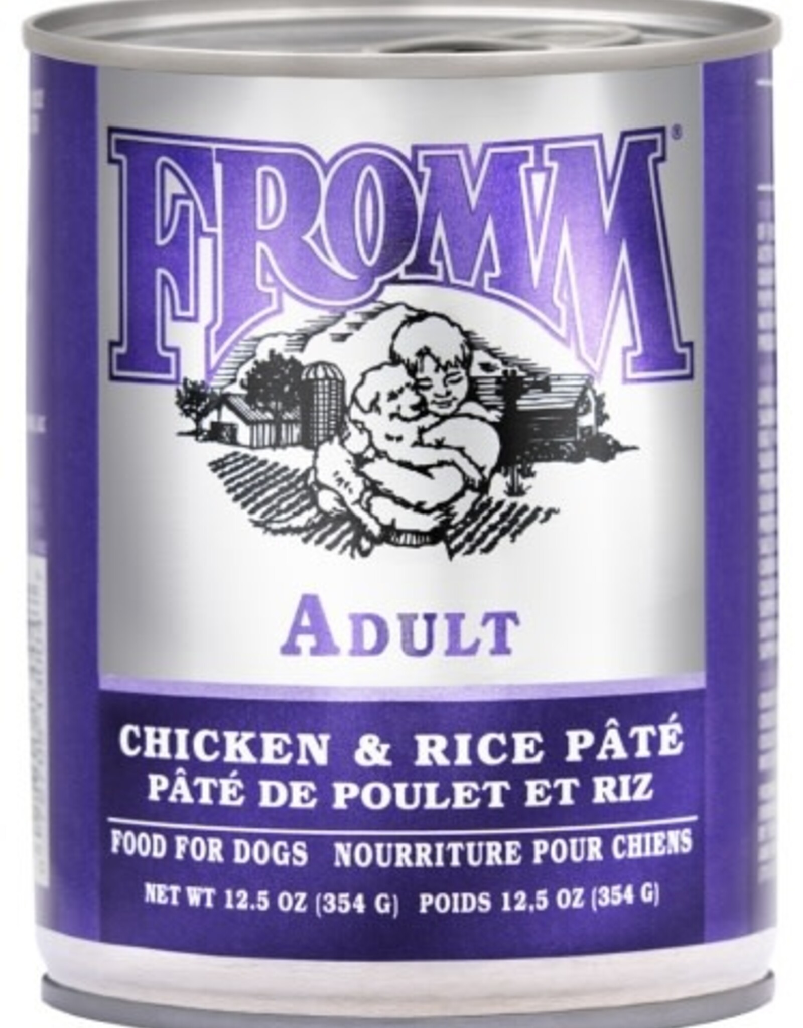 Fromm Fromm Classic Adult Chicken & Rice Pate Canned Dog Food - 12.5 Oz, case of 12