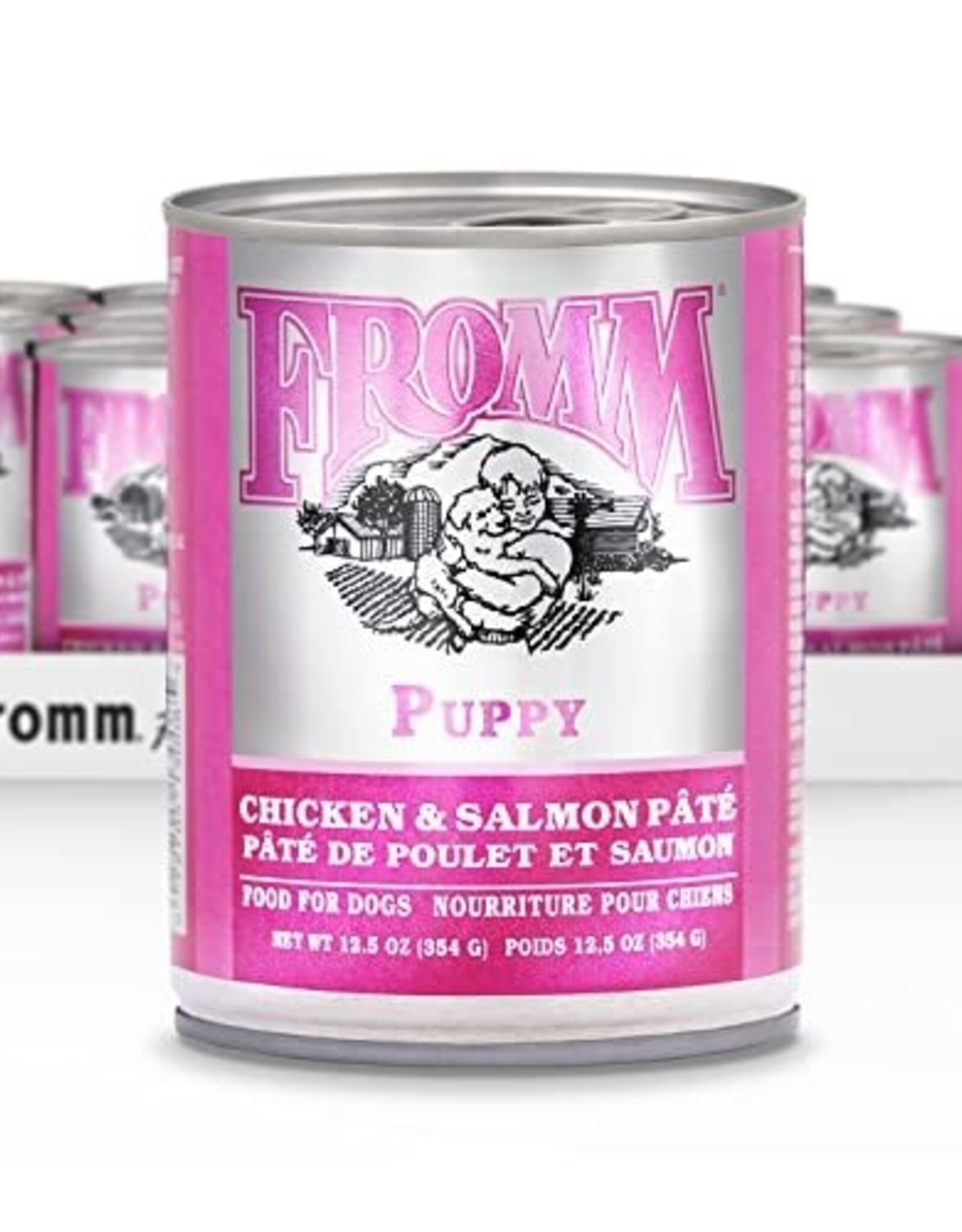 Fromm Fromm Classic Puppy Chicken & Salmon Pate Canned Dog Food - 12.5 Oz, case of 12