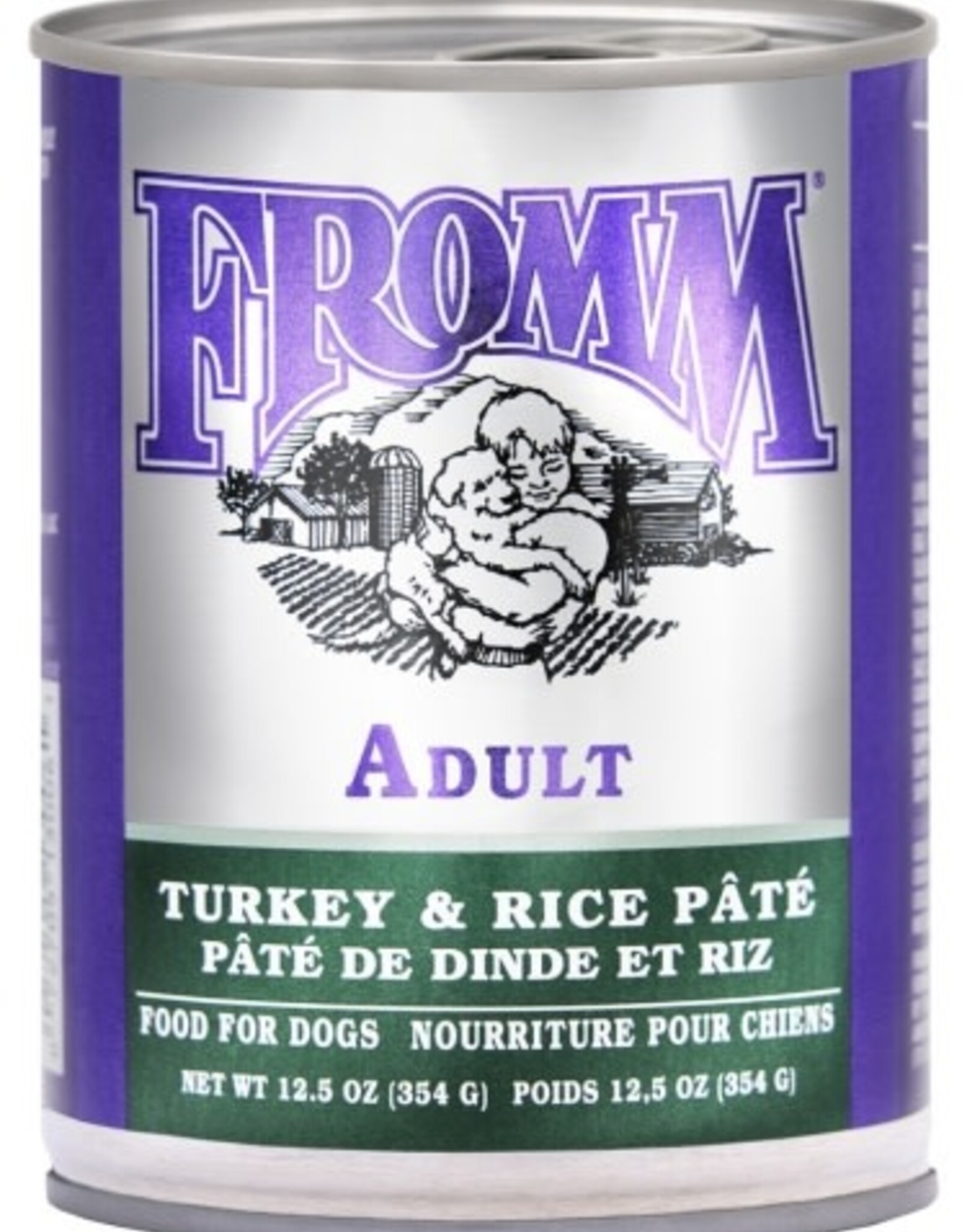 Fromm Fromm Classic Adult Turkey & Rice Pate Canned Dog Food - 12.5 Oz, case of 12