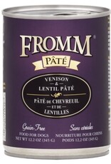 Fromm Fromm Venison & Lentil Pate Canned Dog Food - 12.2 Oz, Case of 12
