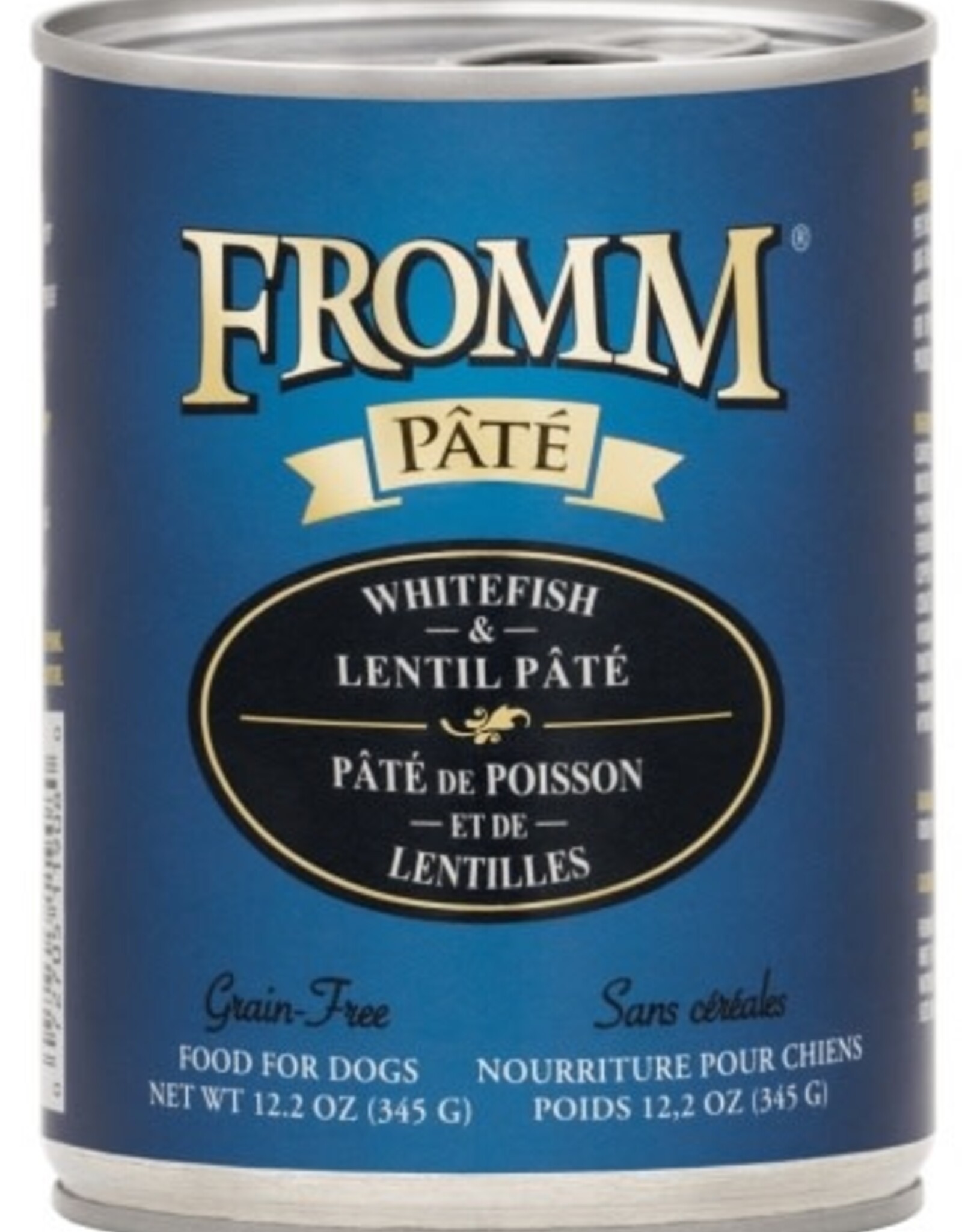 Fromm Fromm Whitefish & Lentil Pate Canned Dog Food - 12.2 Oz, Case of 12