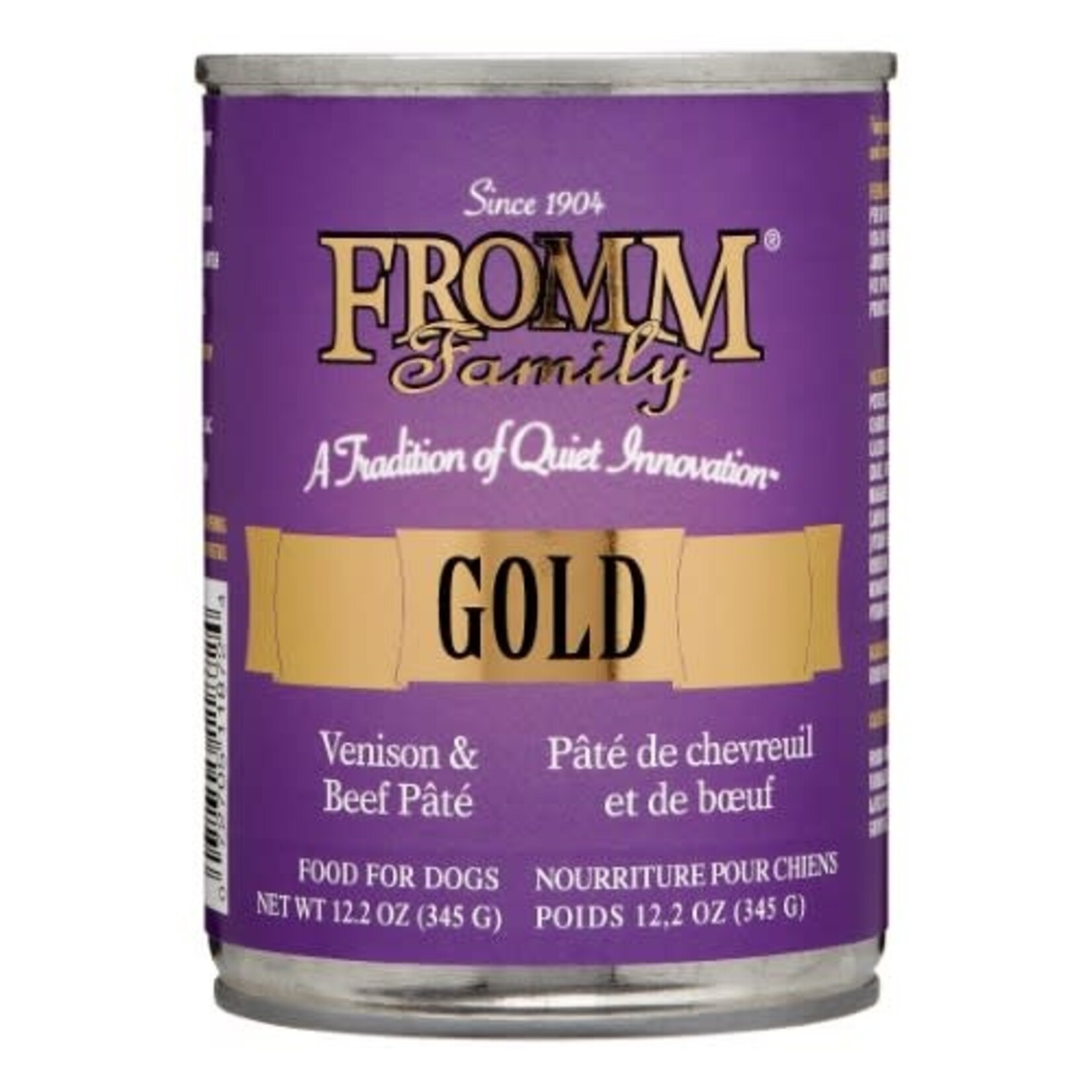 Fromm Fromm Venison & Beef Pate Canned Dog Food - 12.2 Oz, Case of 12