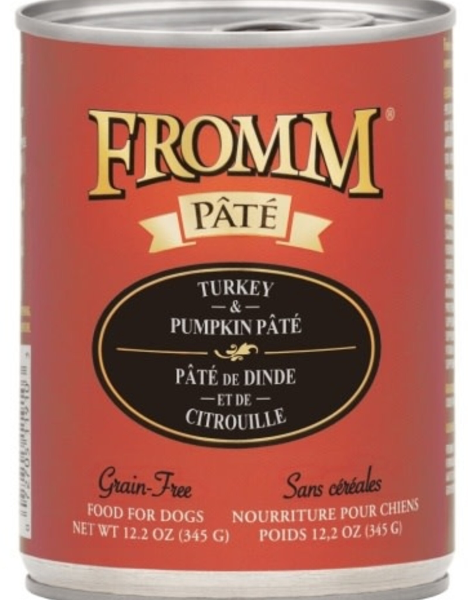 Fromm Fromm Turkey & Pumpkin Pate Canned Dog Food - 12.2 Oz, Case of 12