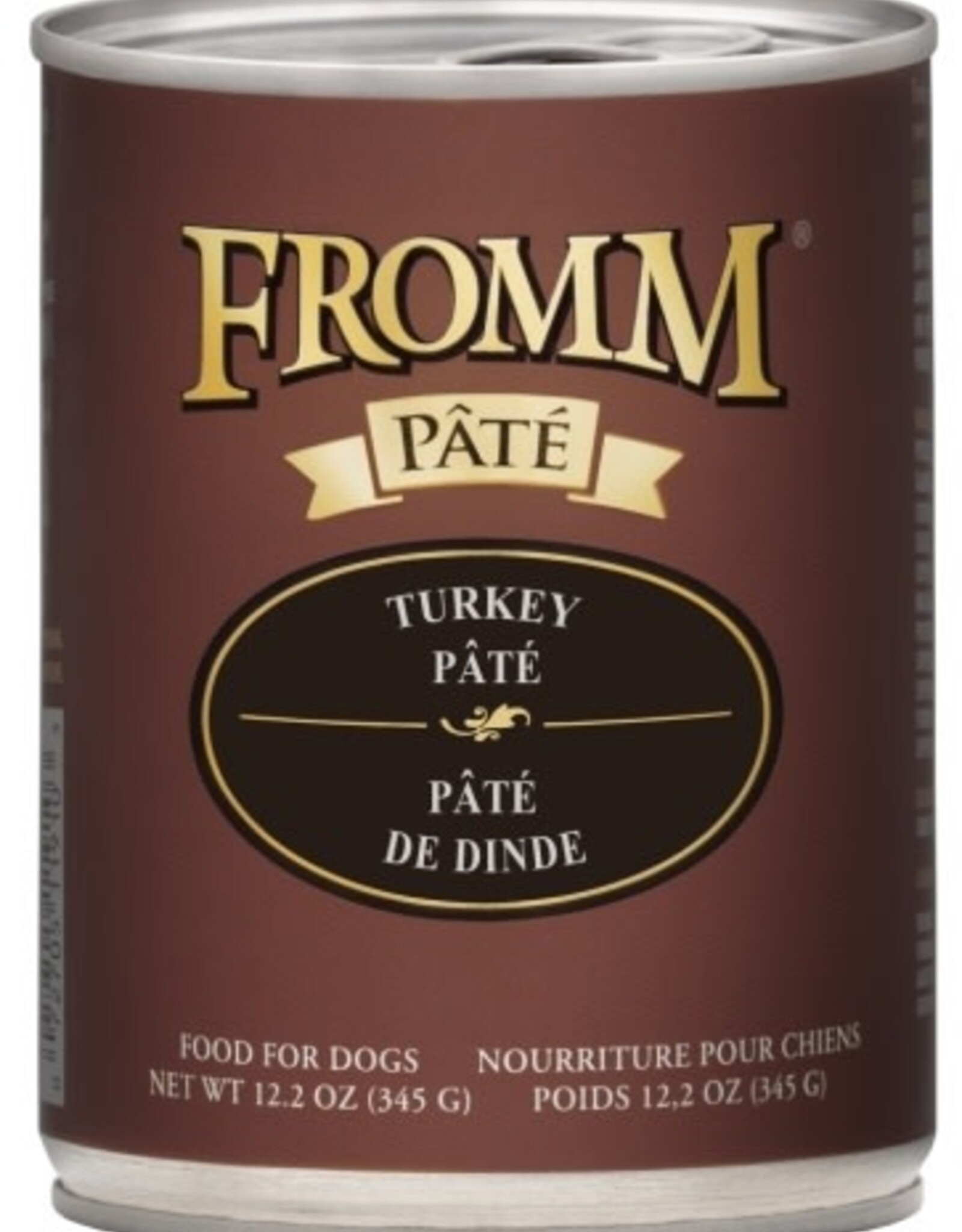 Fromm Fromm Turkey Pate Canned Dog Food - 12 Oz, Case of 12