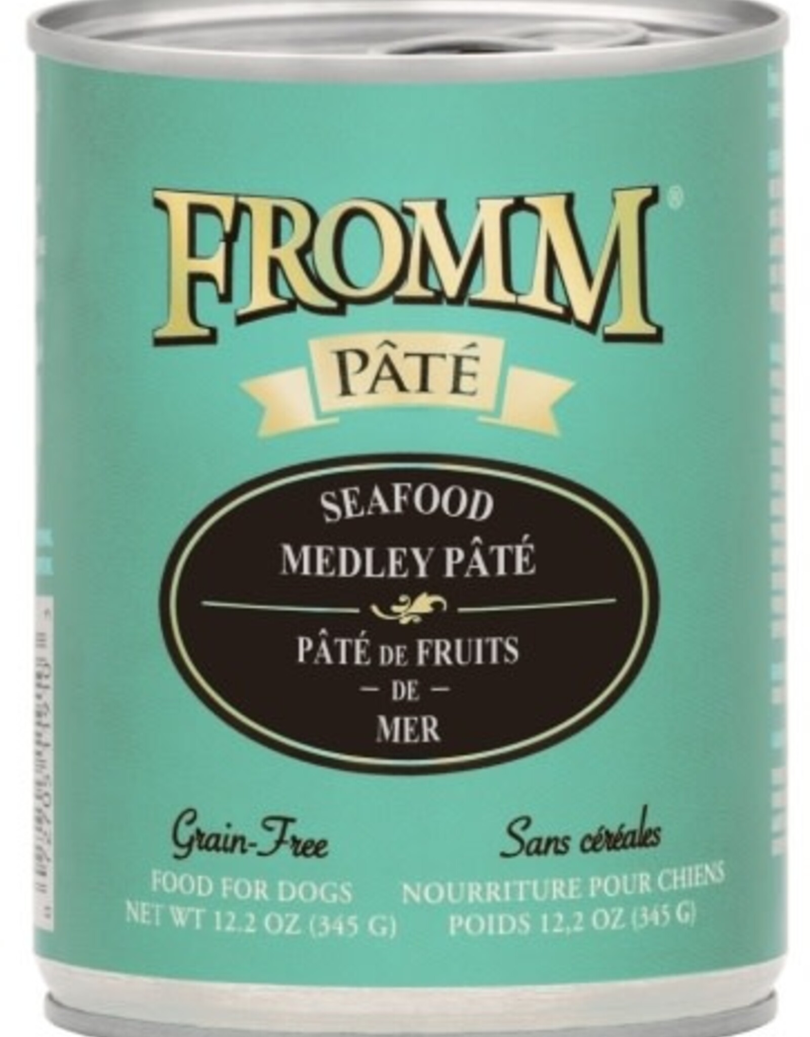 Fromm Fromm Seafood Medley Pate Canned Dog Food - 12.2 Oz, Case of 12