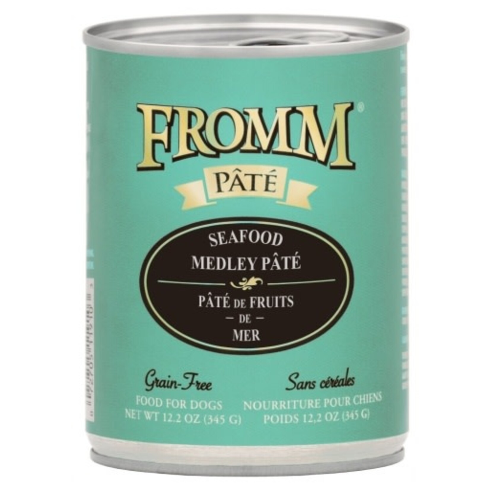 Fromm Fromm Seafood Medley Pate Canned Dog Food - 12.2 Oz, Case of 12