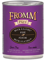 Fromm Fromm Duck a La Veg Pate Canned Dog Food - 12.2 Oz, Case of 12