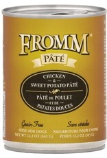 Fromm Fromm Chicken & Sweet Potato Pate Canned Dog Food - 12.2 Oz Case of 12