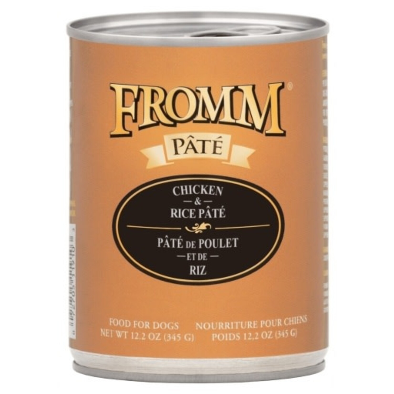 Fromm Fromm Chicken & Rice Pate Canned Dog Food - 12.2 Oz, Case of 12