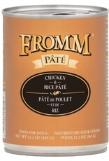 Fromm Fromm Chicken & Rice Pate Canned Dog Food - 12.2 Oz, Case of 12