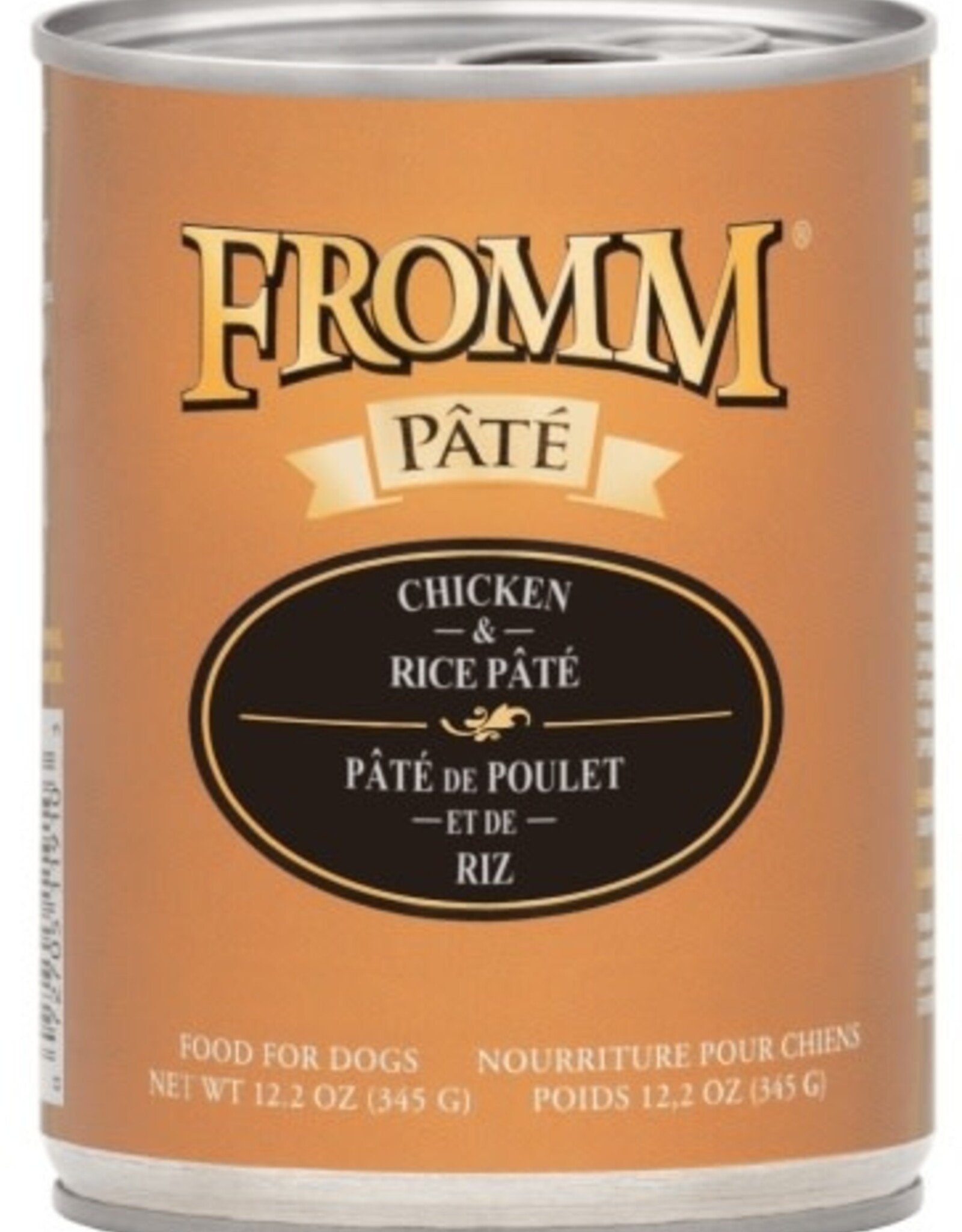 Fromm Fromm Chicken & Rice Pate Canned Dog Food - 12.2 Oz, Case of 12