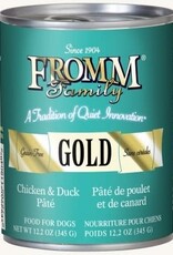Fromm Fromm Chicken & Duck Pate Canned Dog Food - 12.2 Oz, Case of 12