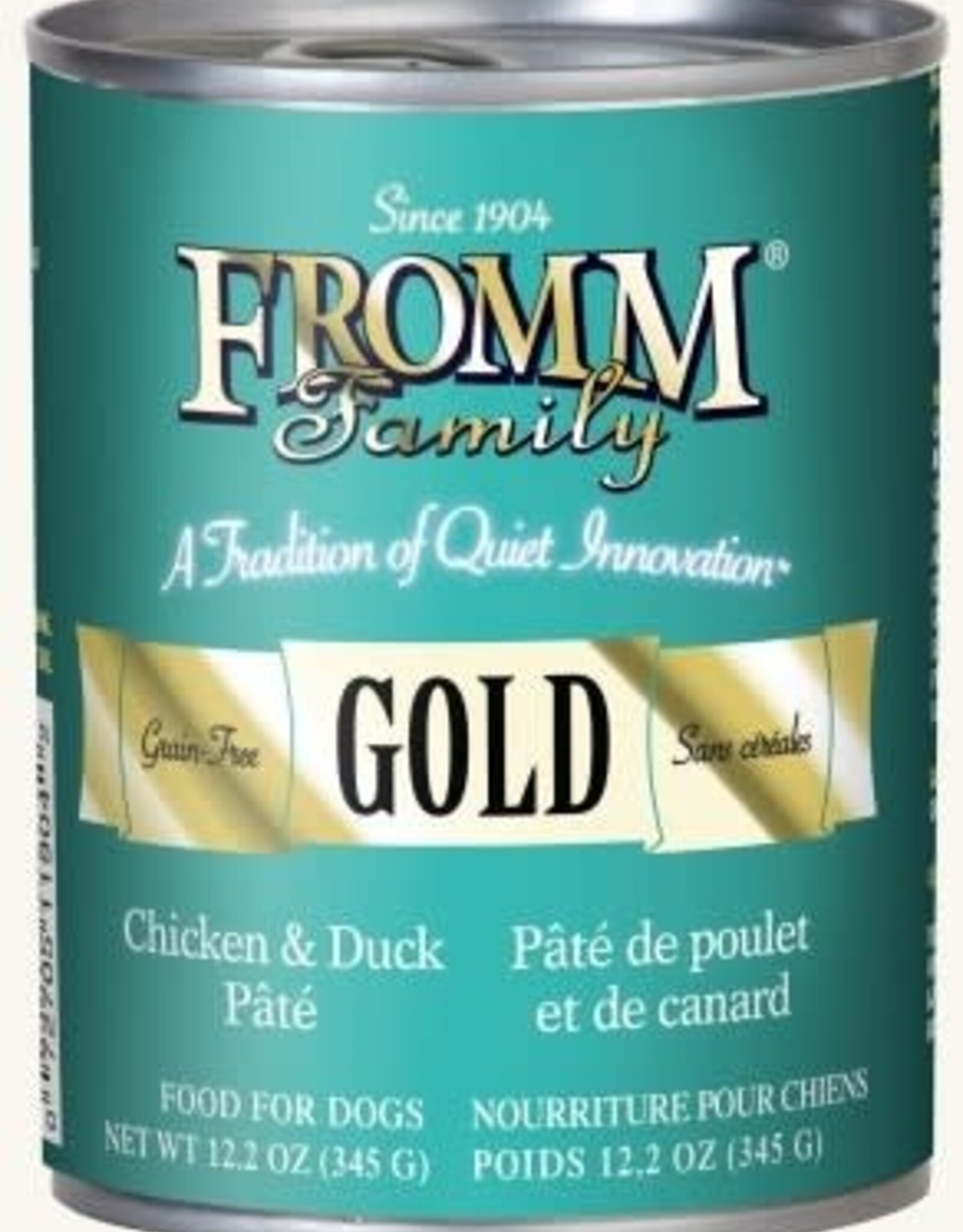 Fromm Fromm Chicken & Duck Pate Canned Dog Food - 12.2 Oz, Case of 12
