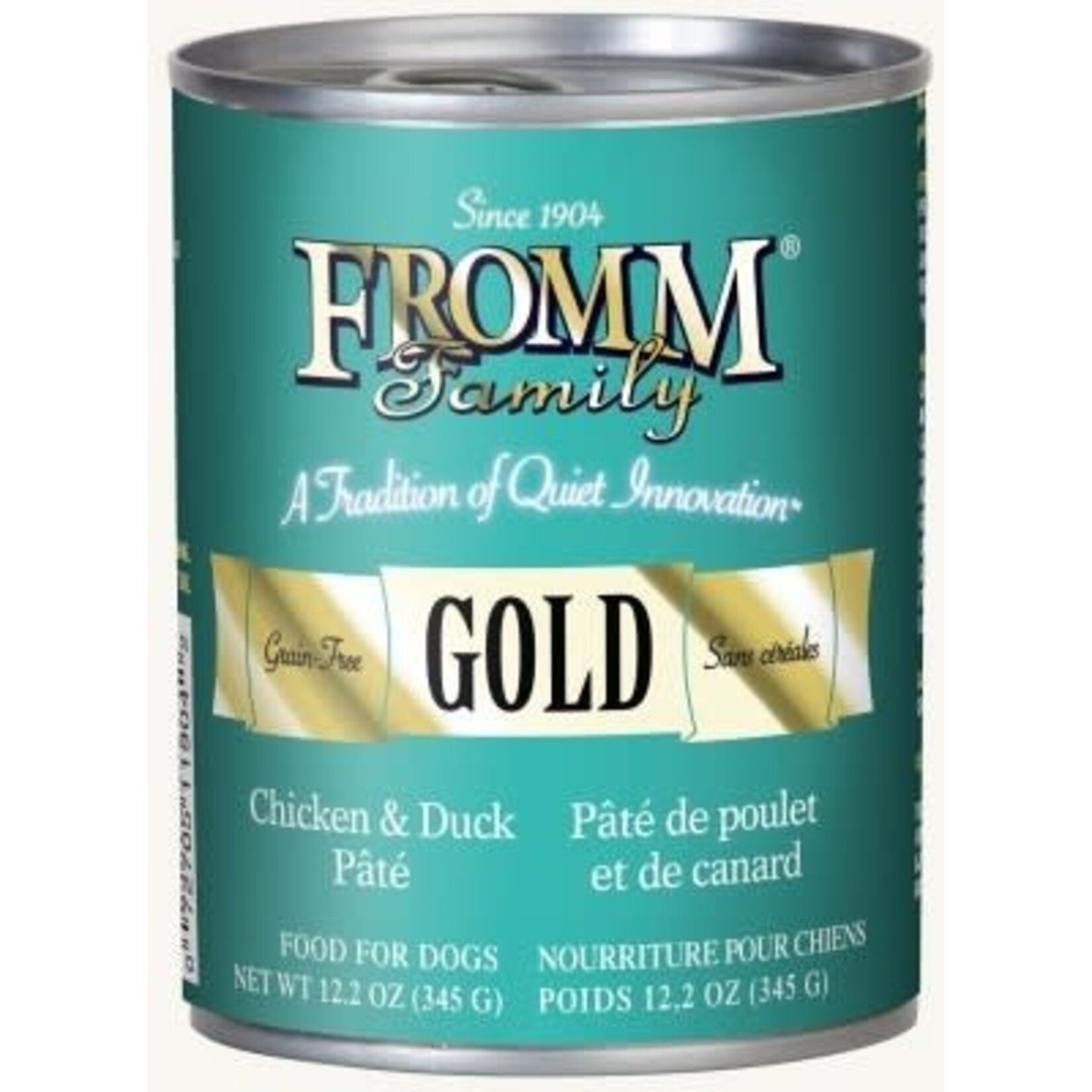 Fromm Fromm Chicken & Duck Pate Canned Dog Food - 12.2 Oz, Case of 12