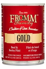 Fromm Fromm Beef & Barley Pate Canned Dog Food - 12.2 Oz, Case of 12