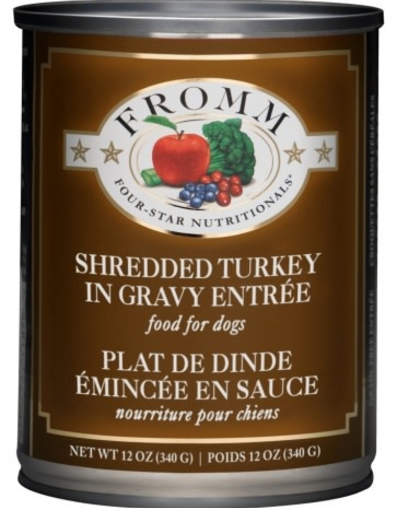 Fromm Fromm Four Star Shredded Turkey Canned Dog Food - 12 Oz, Case of 12