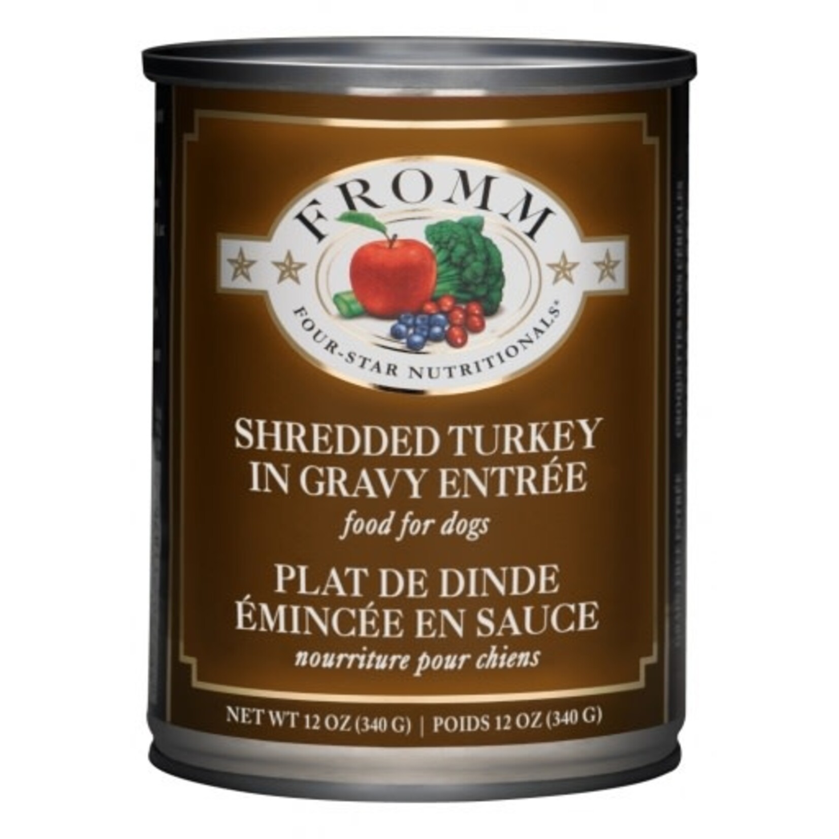 Fromm Fromm Four-Star Shredded Turkey Canned Dog Food - 12 Oz, Case of 12