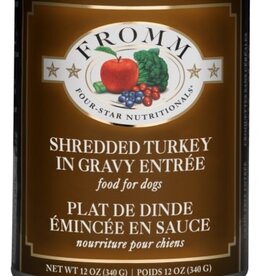 Fromm Fromm Four Star Shredded Turkey Canned Dog Food - 12 Oz, Case of 12