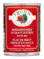 Fromm Fromm Four-Star Shredded Beef in Gravy Entree Canned Dog Food - 12 Oz, Case of 12