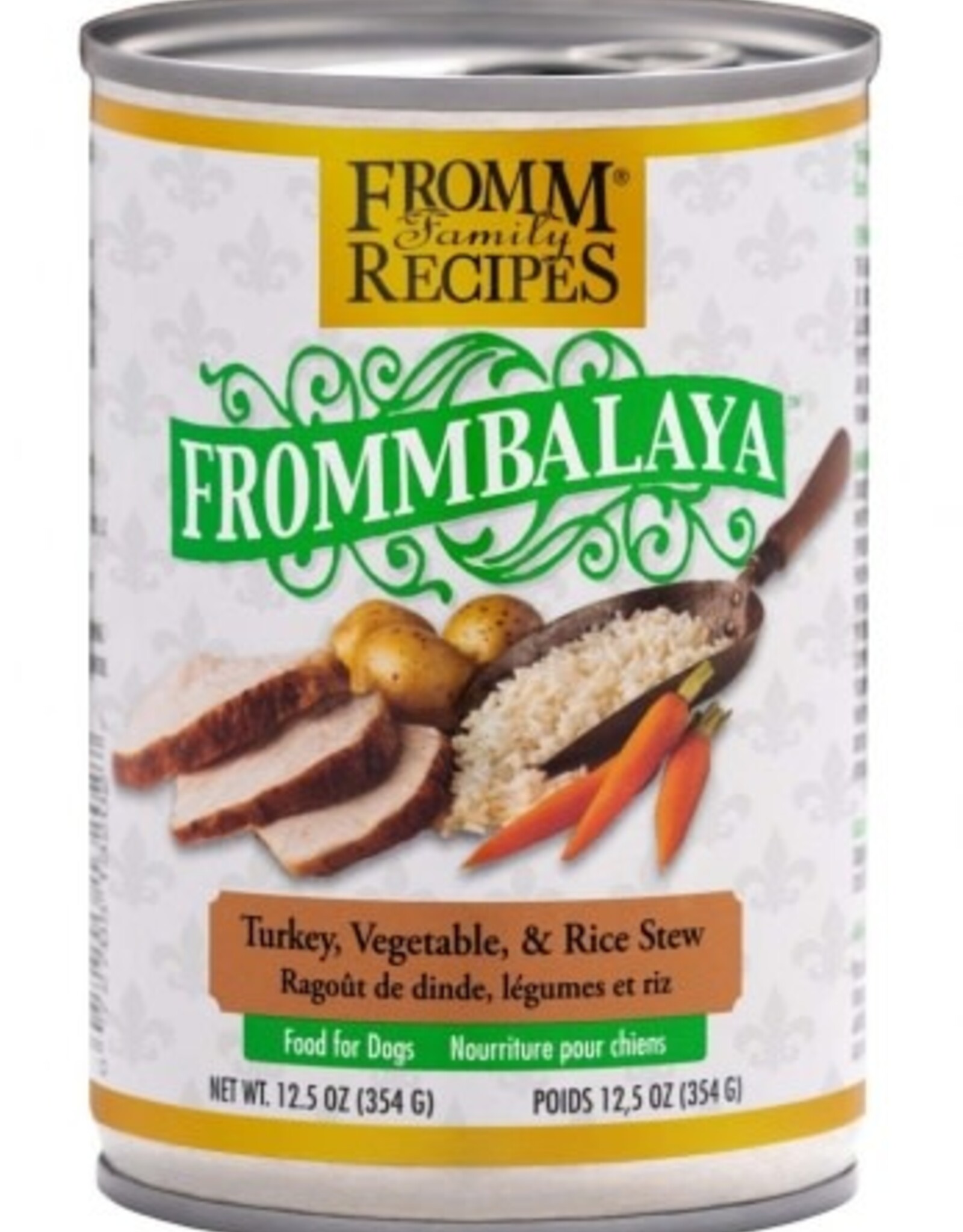 Fromm Fromm Family Recipes Frommbalaya Turkey, Vegetable, & Rice Stew Canned Dog Food - 12.5 Oz, Case of 12