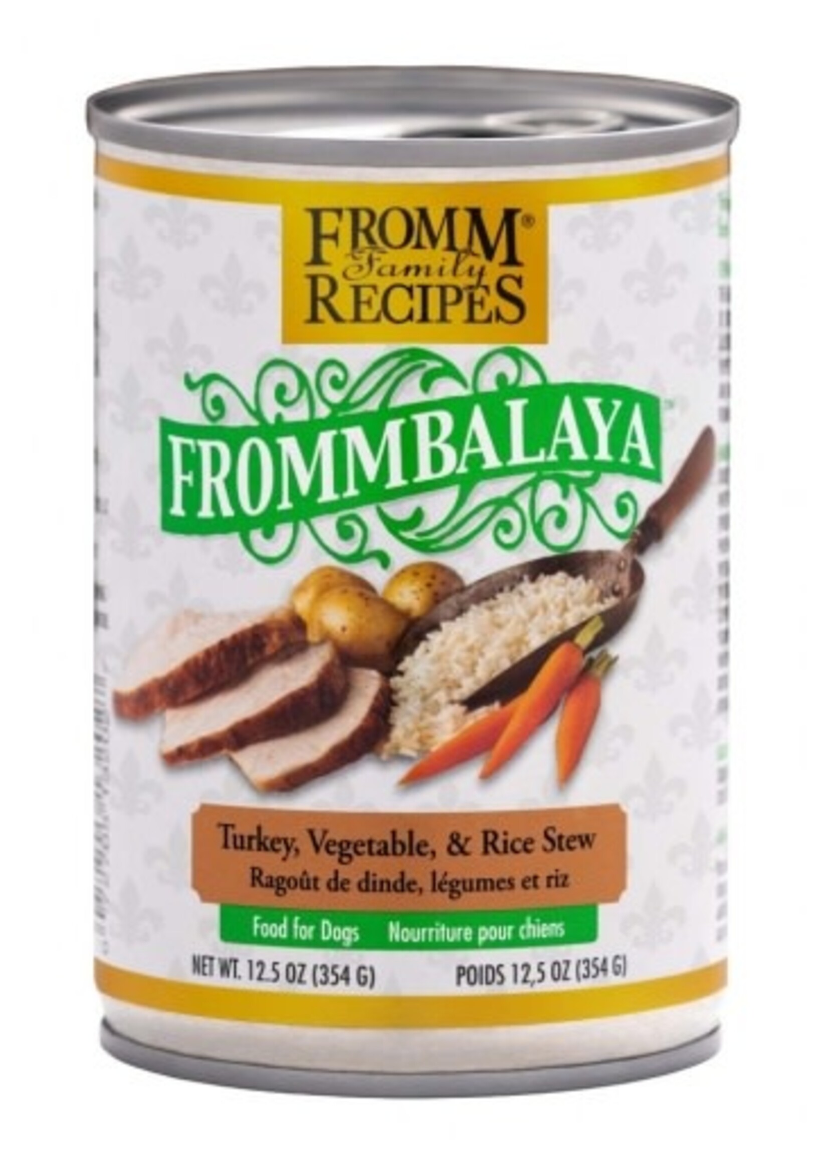 Fromm Fromm Family Recipes Frommbalaya Turkey, Vegetable, & Rice Stew Canned Dog Food - 12.5 Oz, Case of 12