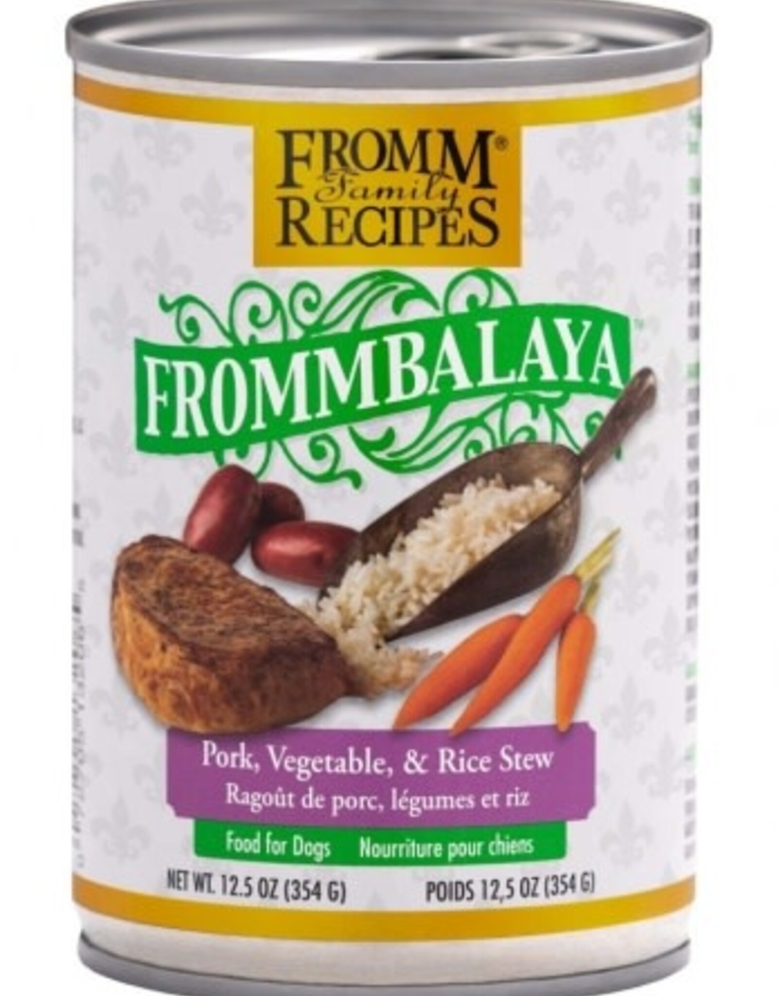 Fromm Fromm Family Recipes Frommbalaya Pork, Vegetable, & Rice Stew Canned Dog Food - 12.5 Oz, Case of 12