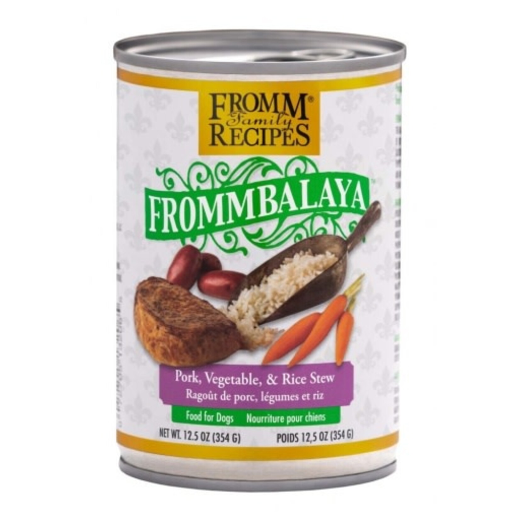 Fromm Fromm Family Recipes Frommbalaya Pork, Vegetable, & Rice Stew Canned Dog Food - 12.5 Oz, Case of 12