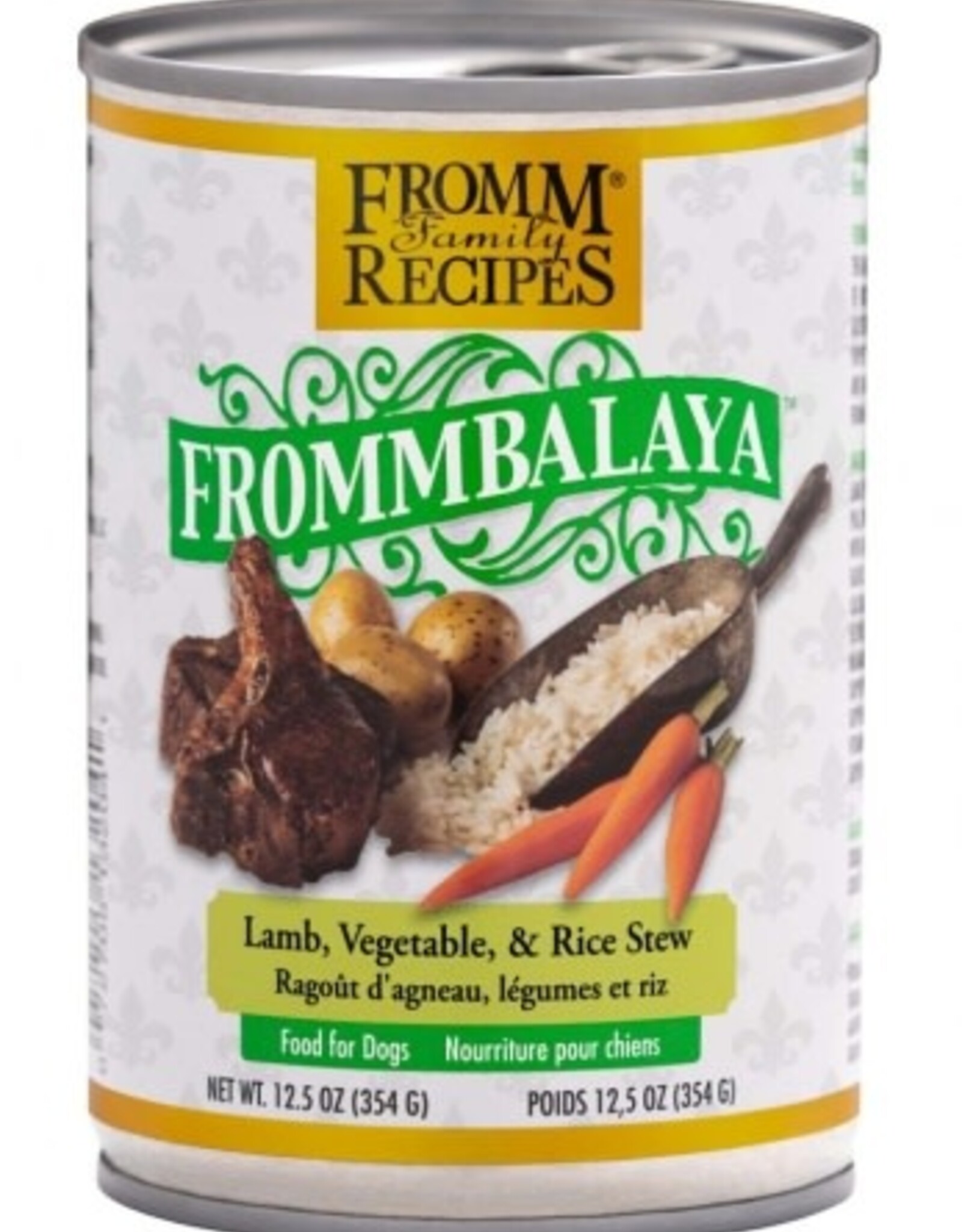 Fromm Fromm Family Recipes Frommbalaya Lamb, Vegetable, & Rice Stew Canned Dog Food - 12.5 Oz, Case of 12