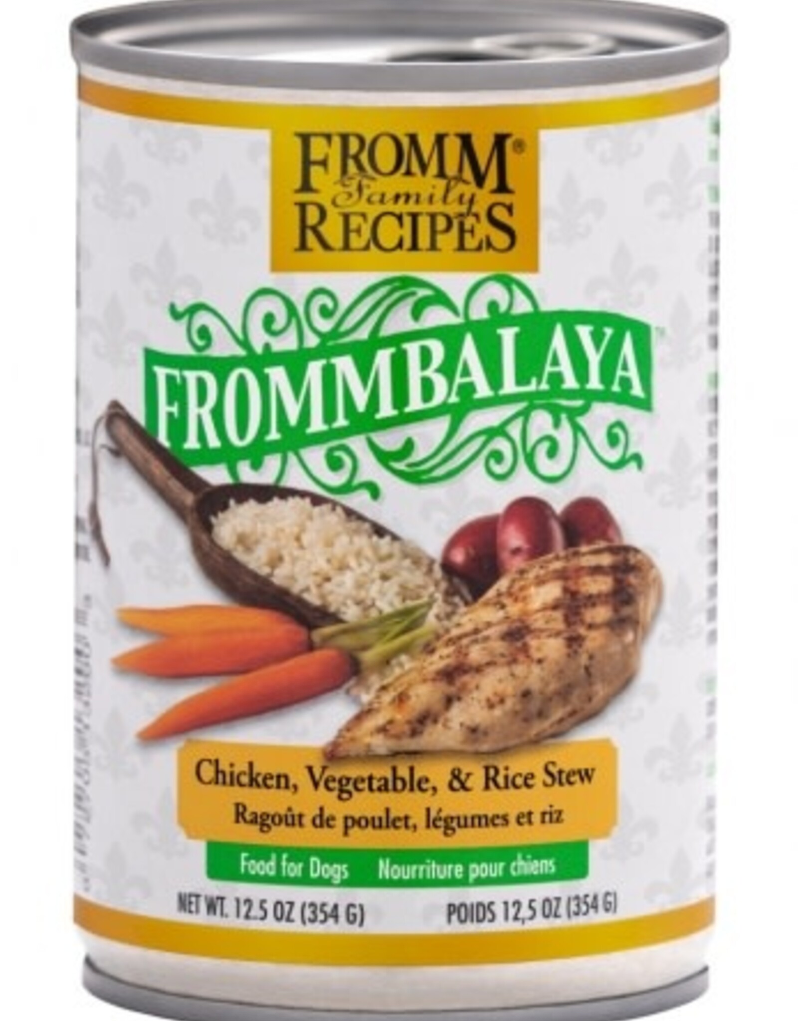 Fromm Fromm Family Recipes Frommbalaya Chicken, Vegetable, & Rice Stew Canned Dog Food - 12.5 Oz, Case of 12