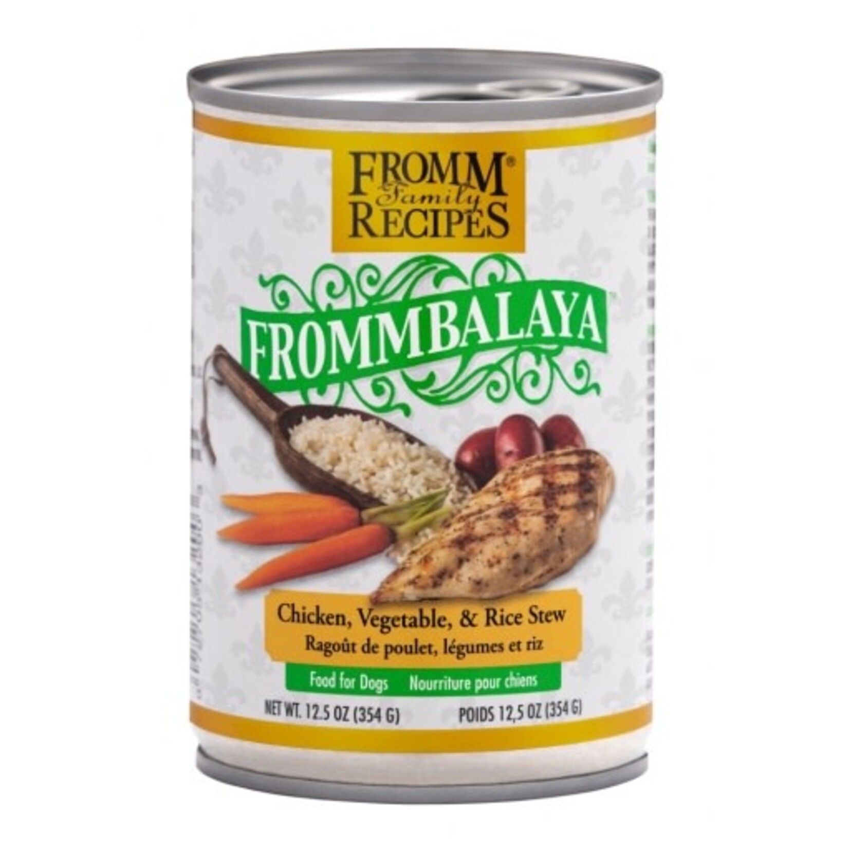 Fromm Fromm Family Recipes Frommbalaya Chicken, Vegetable, & Rice Stew Canned Dog Food - 12.5 Oz, Case of 12