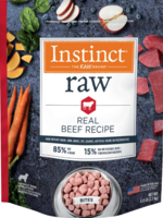 Instinct Instinct Frozen Raw Bites Grain-Free Real Beef Recipe Dog Food, 3-lb Bag