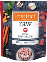 Instinct Instinct Frozen Raw Bites Grain-Free Real Beef Recipe Dog Food, 3-lb Bag