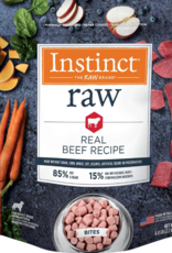 Instinct Instinct Frozen Raw Bites Grain-Free Real Beef Recipe Dog Food, 3-lb Bag