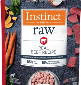 Instinct Instinct Frozen Raw Bites Grain-Free Real Beef Recipe Dog Food, 3-lb Bag