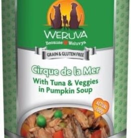Weruva Weruva Cirque De La Mer with Tuna & Veggies in Pumpkin Soup Canned Dog Food - 14 Oz, Case of 12