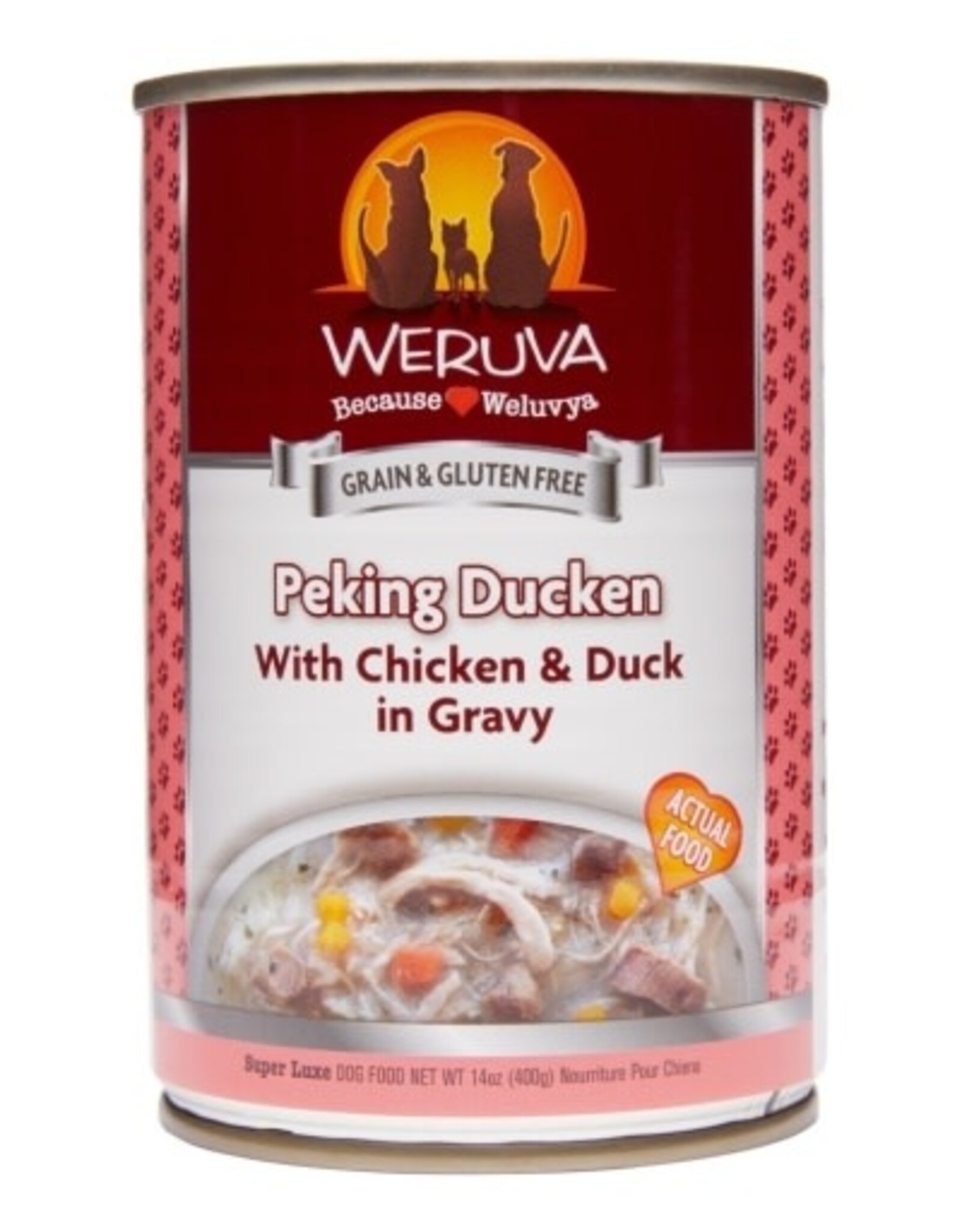 Weruva Weruva Classics Peking Ducken with Chicken & Duck in Gravy Wet Dog Food, 14 Oz., Case of 12, 12 X 14 OZ