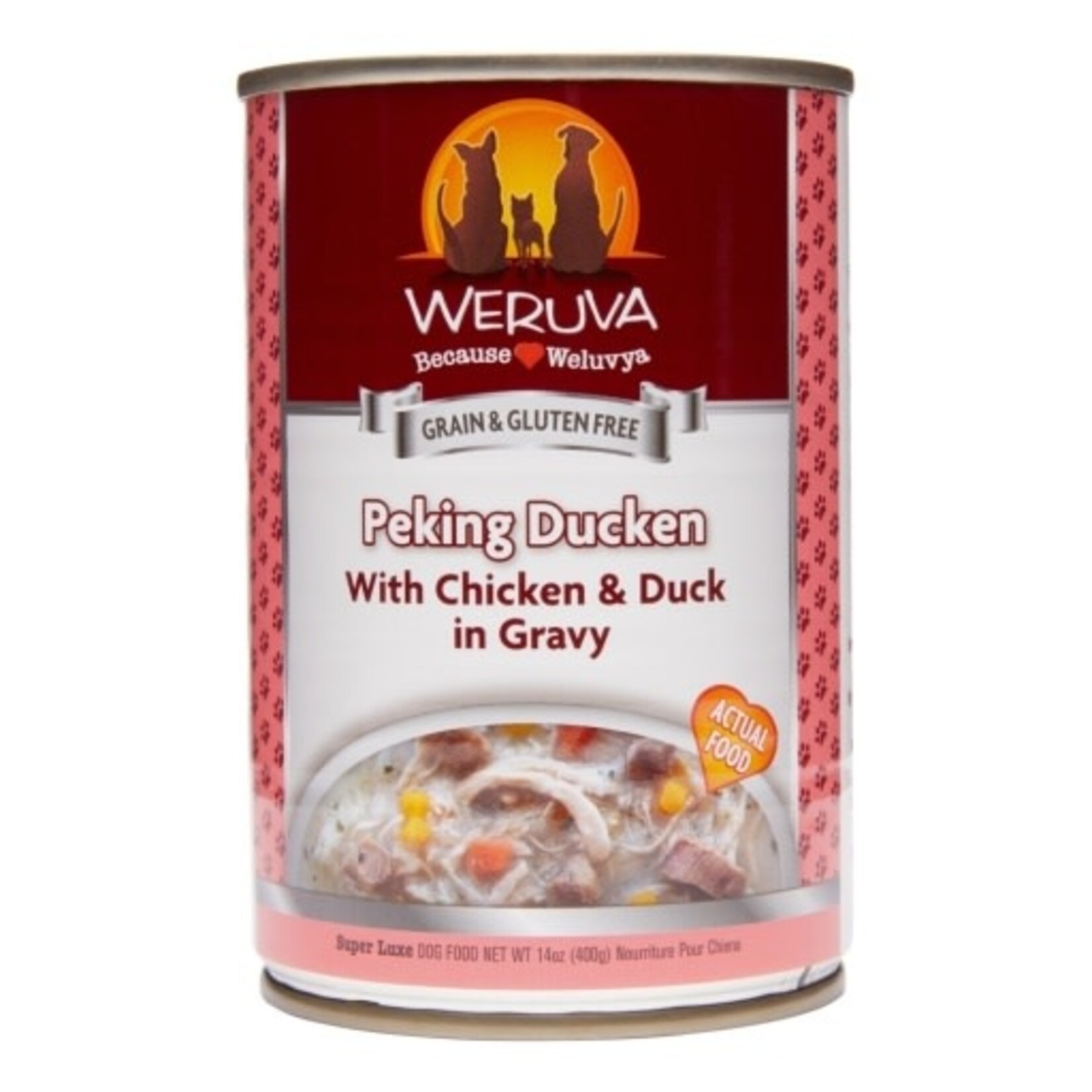 Weruva Weruva Classics Peking Ducken with Chicken & Duck in Gravy Wet Dog Food, 14 Oz., Case of 12, 12 X 14 OZ