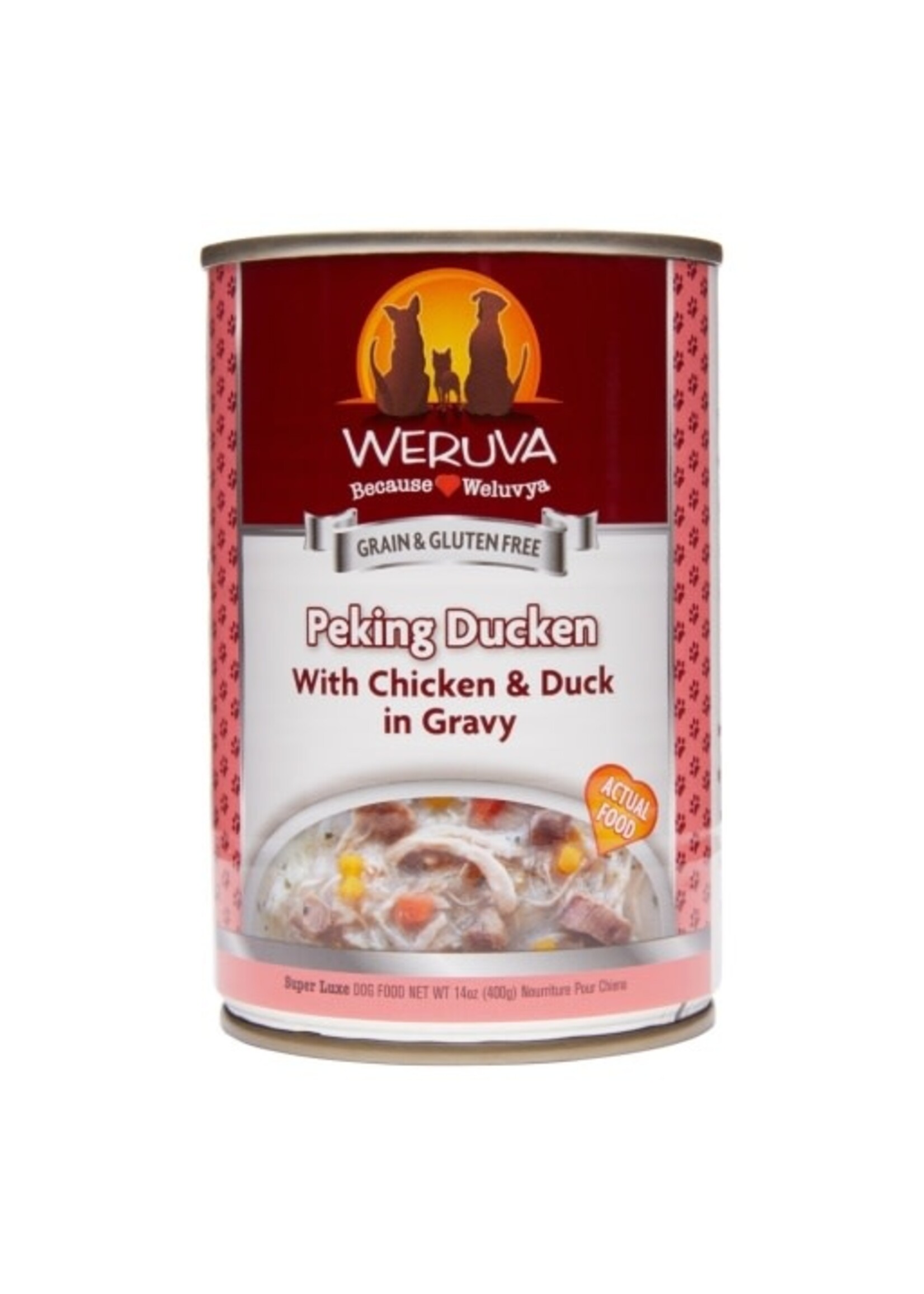 Weruva Weruva Classics Peking Ducken with Chicken & Duck in Gravy Wet Dog Food, 14 Oz., Case of 12, 12 X 14 OZ