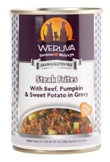 Weruva Weruva Classics Steak Frites Dinner with Beef, Pumpkin & Sweet Potato in Gravy Wet Dog Food, 14 Oz., Case of 12, 12 X 14 OZ