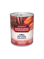 Natural Balance Natural Balance L.I.D. Canned Wet Dog Food, Grain Free Bison & Sweet Potato - 13 oz, Case of 12