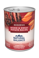 Natural Balance Natural Balance L.I.D. Canned Wet Dog Food, Grain Free Buffalo & Sweet Potato - 13 oz, Case of 12