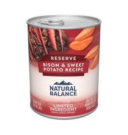 Natural Balance Natural Balance L.I.D. Canned Wet Dog Food, Grain Free Buffalo & Sweet Potato - 13 oz, Case of 12