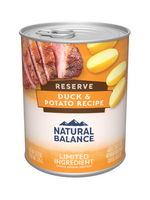 Natural Balance Natural Balance L.I.D. Canned Wet Dog Food, Grain Free Duck & Potato - 13 oz, Case of 12
